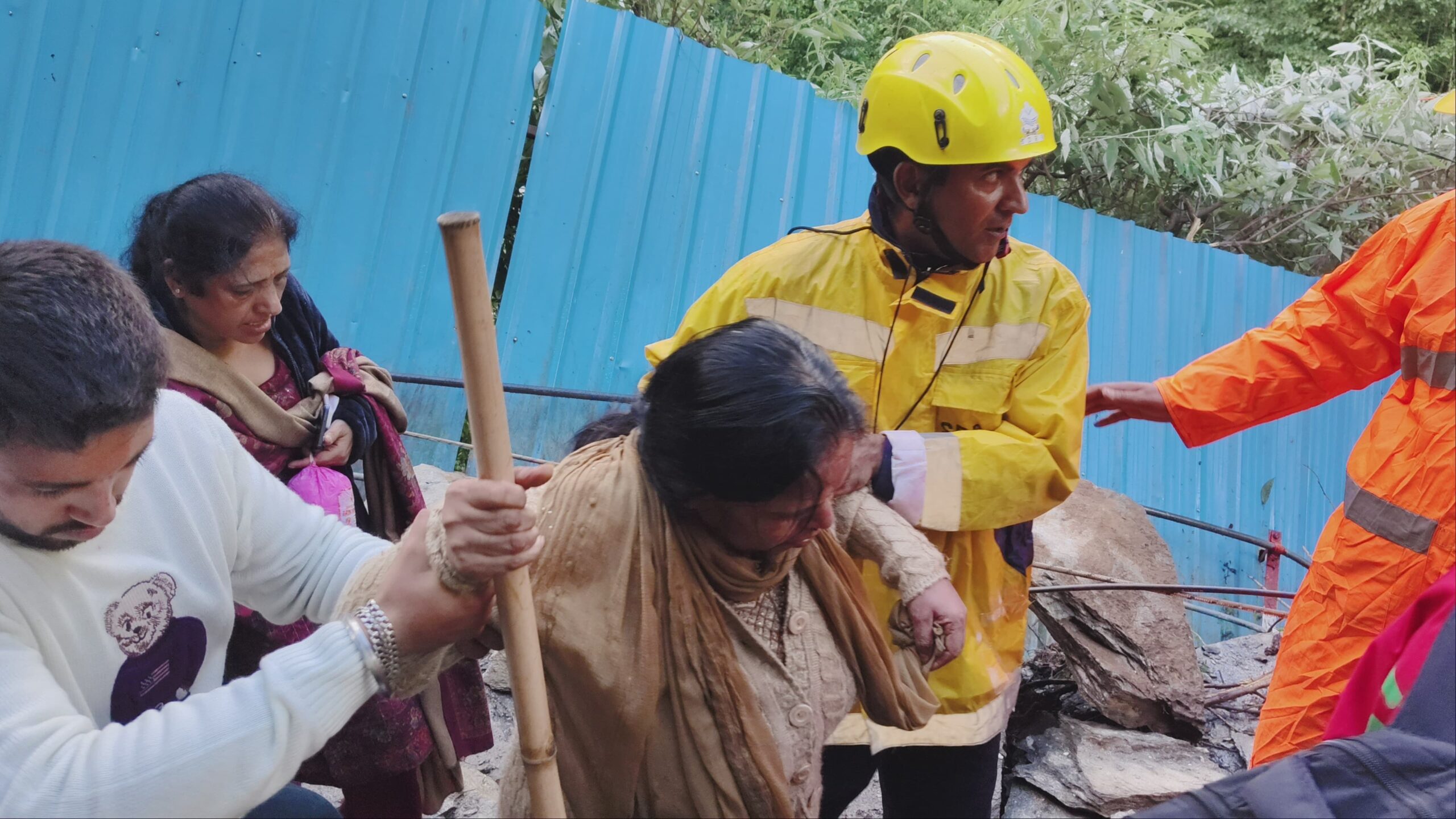 सोनप्रयाग में भूस्खलन